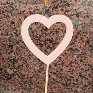 Pick corazón Rosa