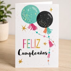Tarjeta Feliz cumpleaños