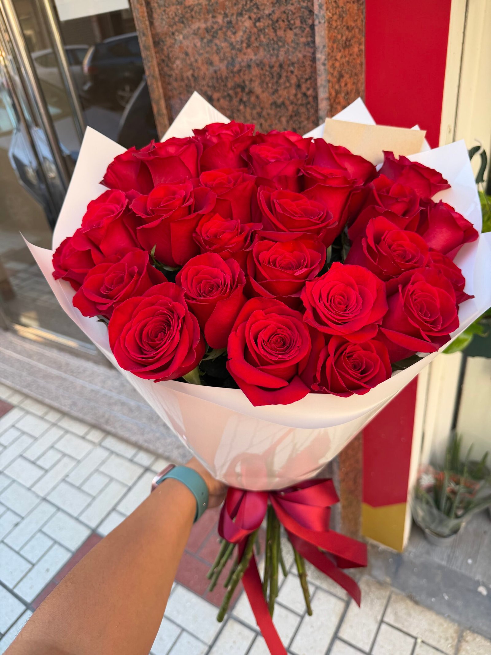 Ramo 25 Rosas Rojas 🌹