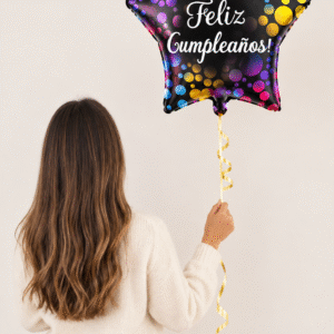 Globo Con Helio Estrella Feliz cumpleaños 076